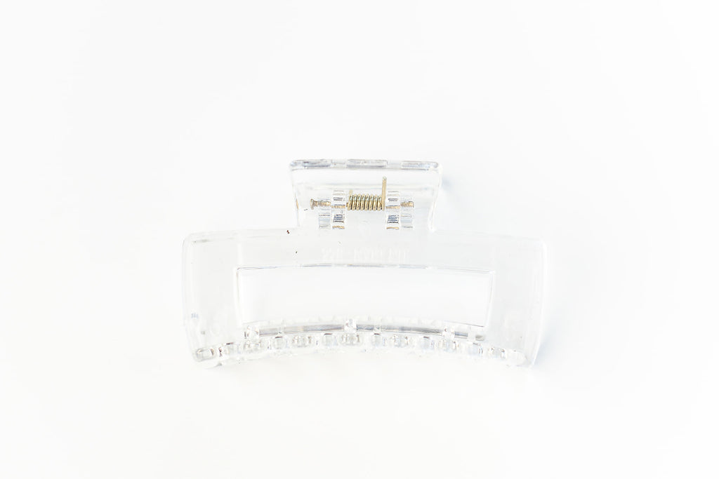 Clear Rectangle Claw Clip