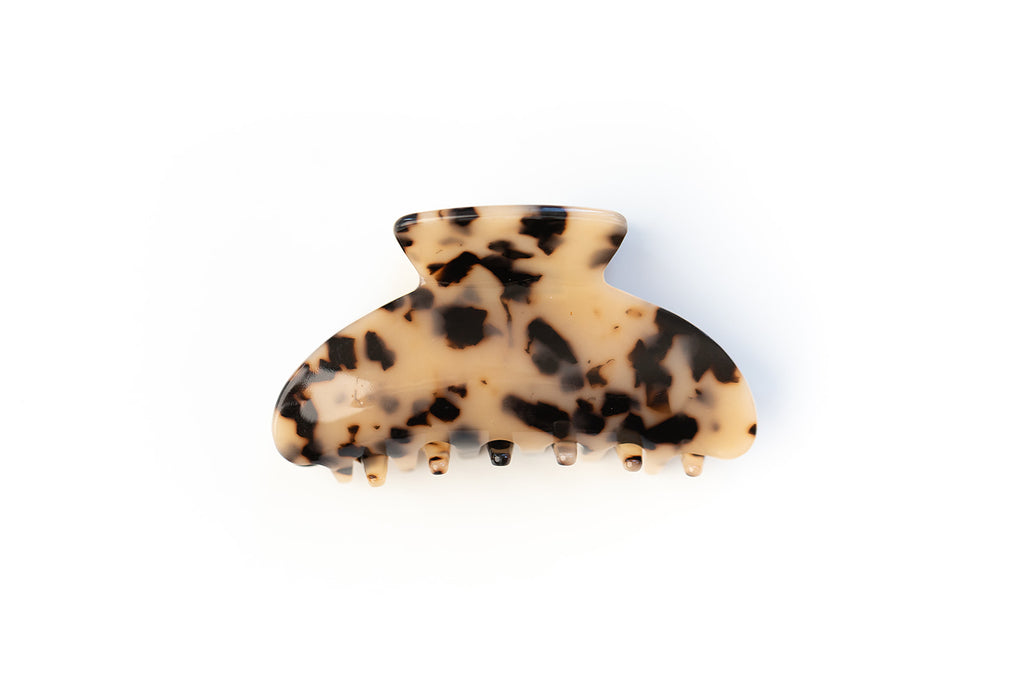 Light Leopard Large Claw Clip