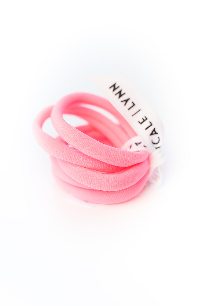 Hot Pink Large Ouchless Hair Ties
