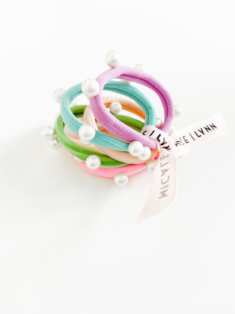 Pearl Ouchless Hair Ties