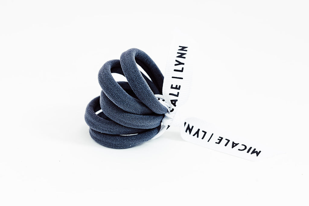 Charcoal Mini Ouchless Hair Ties