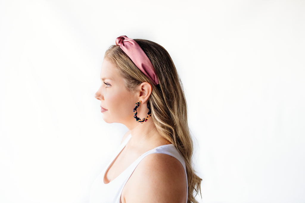 Rose Knotted Headband