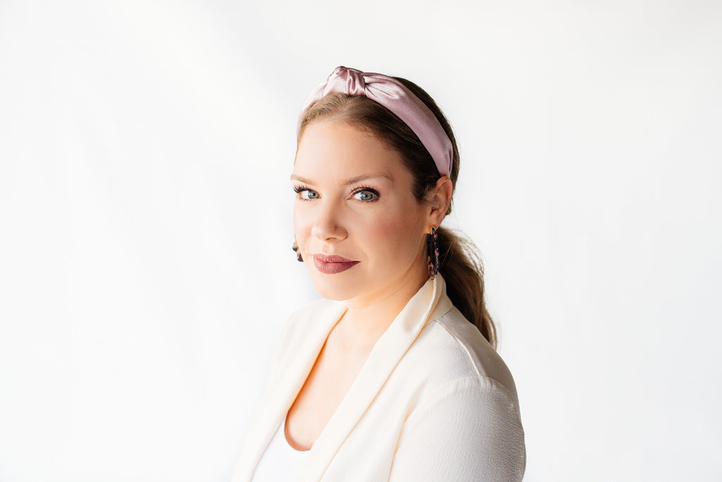 Blush Pink Knotted Headband