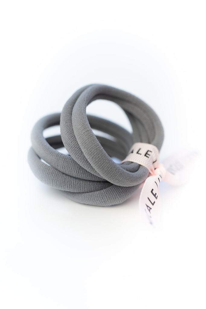 Gray Large Ouchless Hair Ties