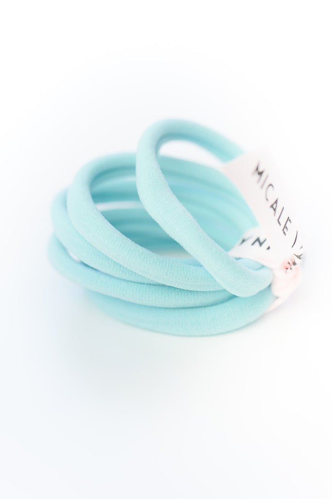 Baby Blue Large Ouchless Hair Ties
