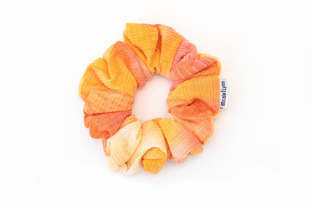 Rib Tie Dye Orange and Yellow