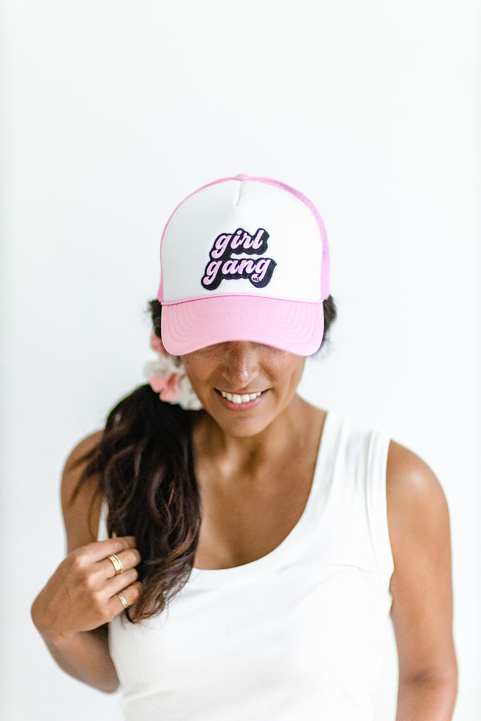 Girl Gang Pink Trucker Hat Pre-Order