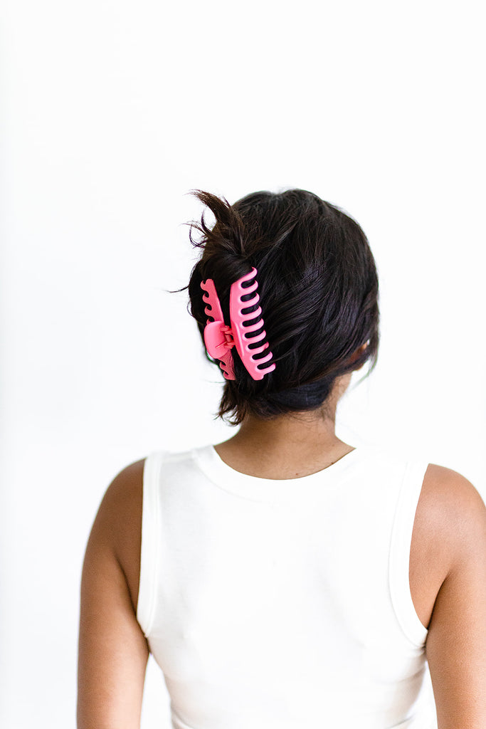 Hot Pink Jumbo Claw Clip
