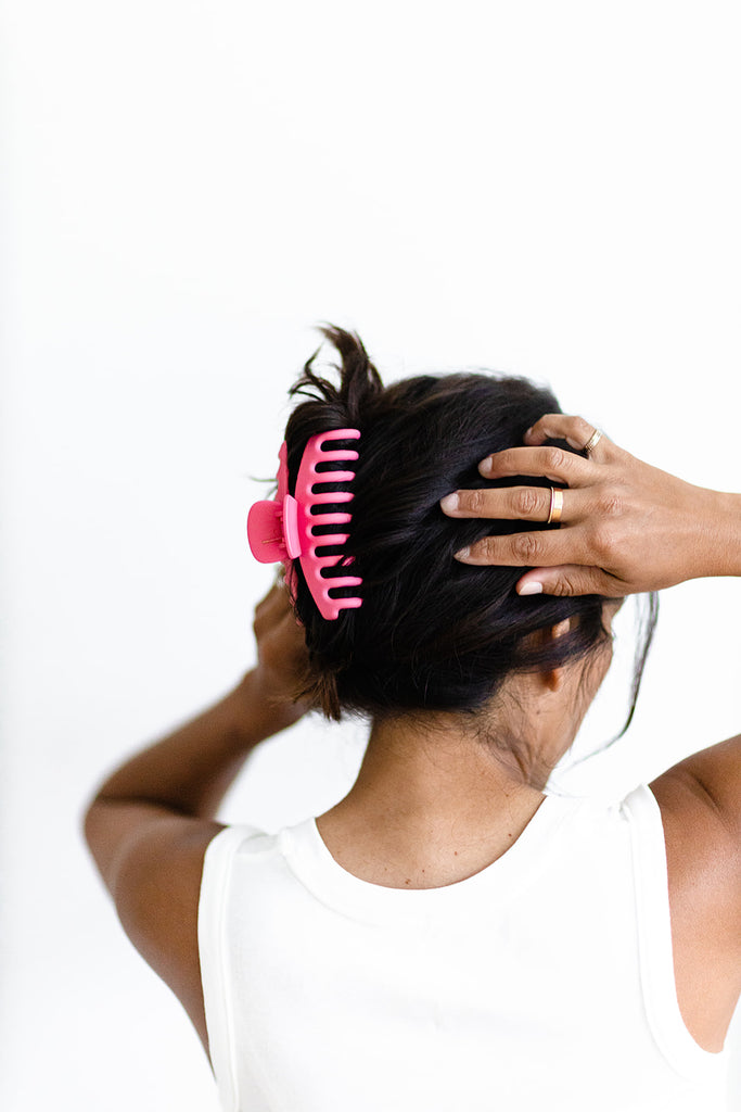 Hot Pink Jumbo Claw Clip
