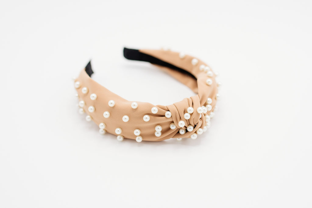 Nude Pearl Headband