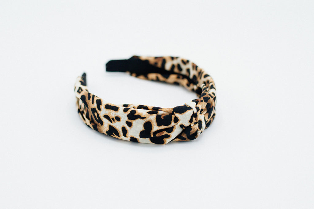 Leopard Knotted Headband