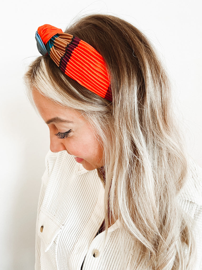 Shades of Fall Colorblock Headband