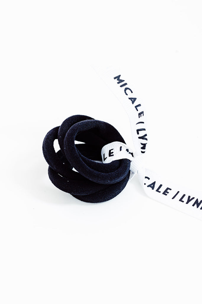 Black Mini Ouchless Hair Ties