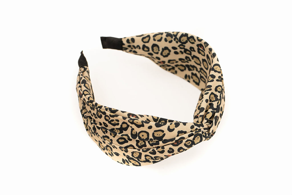 Wild Leopard Twist Headband