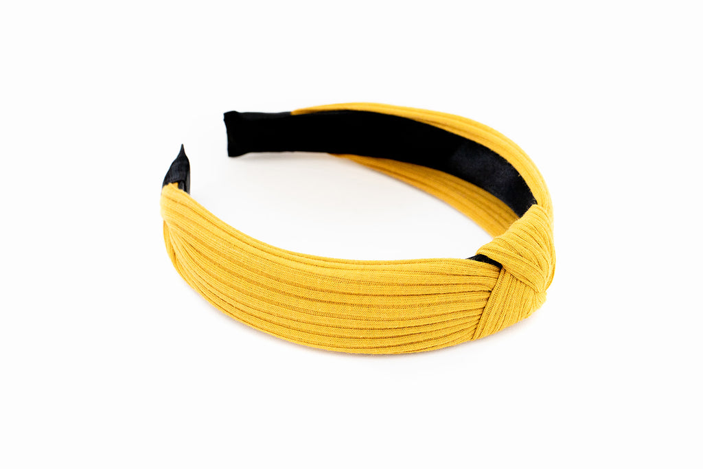 Mustard Ribbed Headband